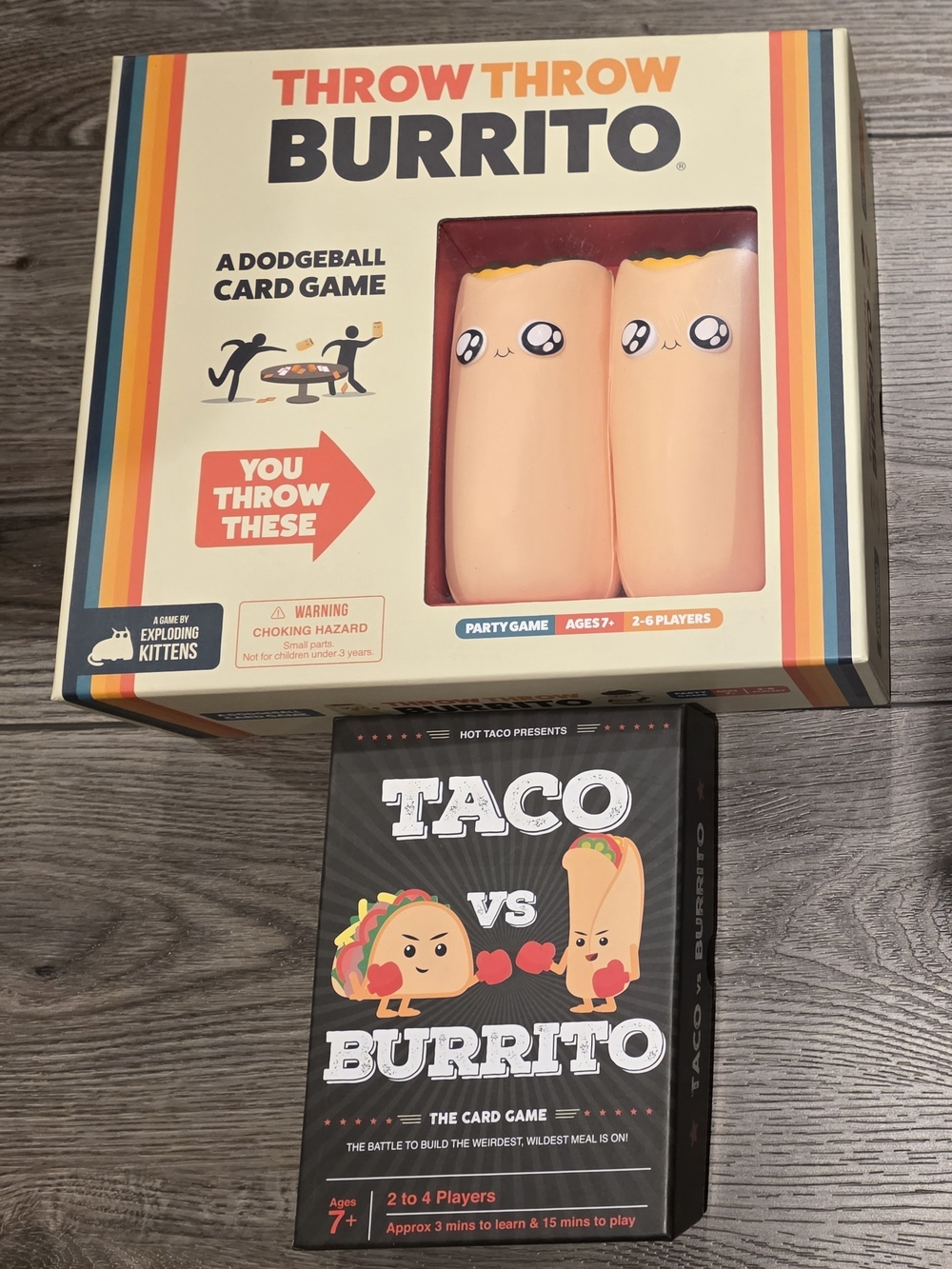 Throw Throw Burrito Party Game & Taco vs Burrito Game
